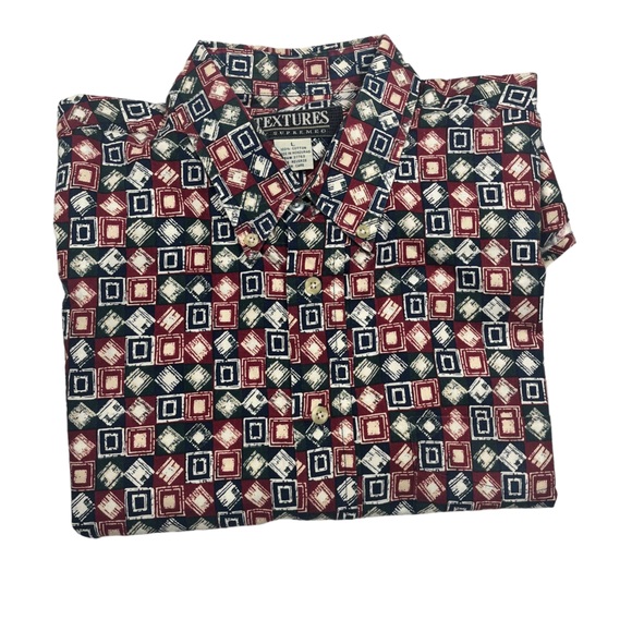 Vintage Textures mens shirt - Picture 1 of 3